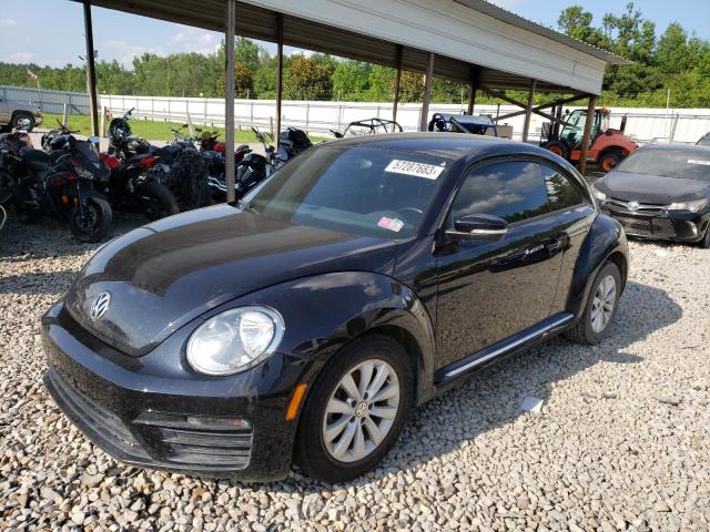 3VWFD7AT6KM710971 - 2019 VOLKSWAGEN BEETLE S BLACK photo 1