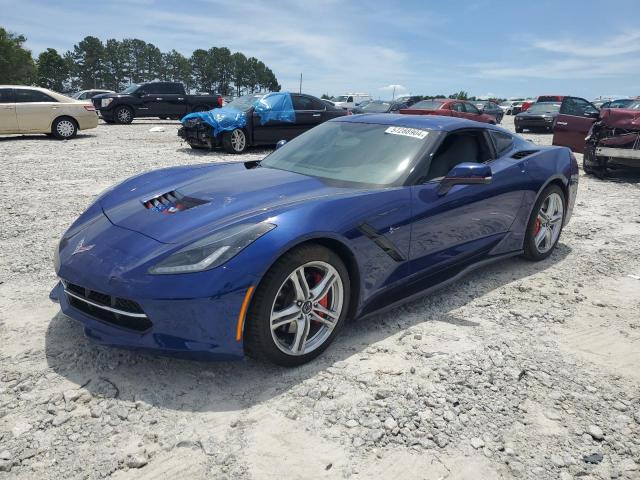 1G1YB2D71H5121353 - 2017 CHEVROLET CORVETTE STINGRAY 1LT BLUE photo 1