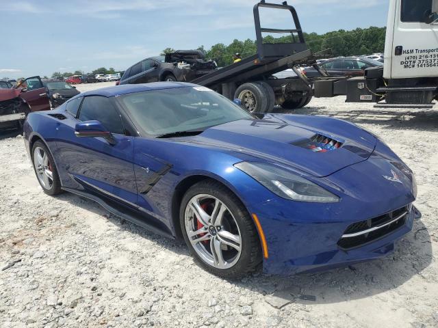 1G1YB2D71H5121353 - 2017 CHEVROLET CORVETTE STINGRAY 1LT BLUE photo 4