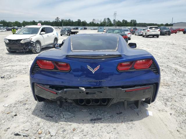 1G1YB2D71H5121353 - 2017 CHEVROLET CORVETTE STINGRAY 1LT BLUE photo 6