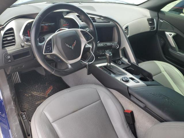 1G1YB2D71H5121353 - 2017 CHEVROLET CORVETTE STINGRAY 1LT BLUE photo 8