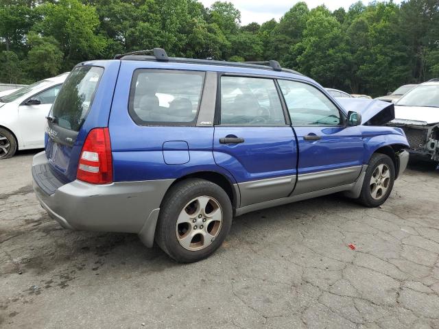 JF1SG65614H728704 - 2004 SUBARU FORESTER 2.5XS ლურჯი ფოტო 3