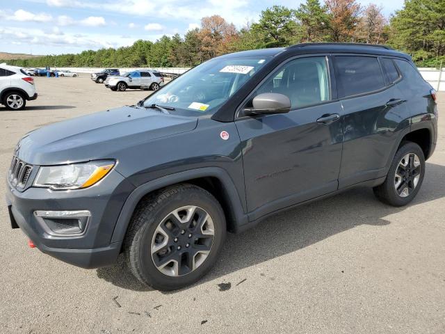 3C4NJDDB0JT345832 - 2018 JEEP COMPASS TRAILHAWK GRAY photo 1