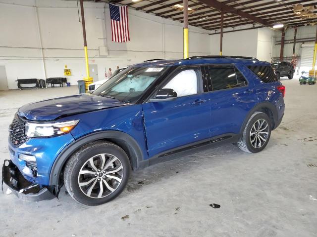 1FM5K8GC6LGC75734 - 2020 FORD EXPLORER ST BLUE photo 1