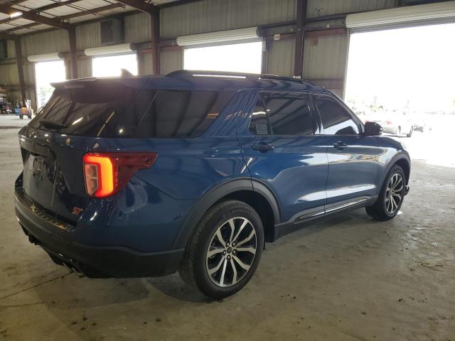 1FM5K8GC6LGC75734 - 2020 FORD EXPLORER ST BLUE photo 3