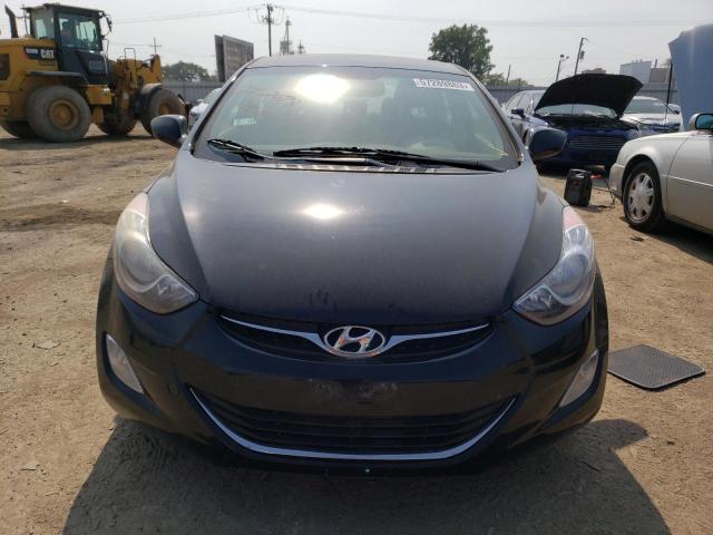 KMHDH4AE4DU717930 - 2013 HYUNDAI ELANTRA GLS BLACK photo 5