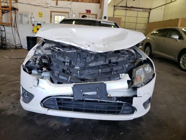 3FADP0L31AR406699 - 2010 FORD FUSION HYBRID WHITE photo 5