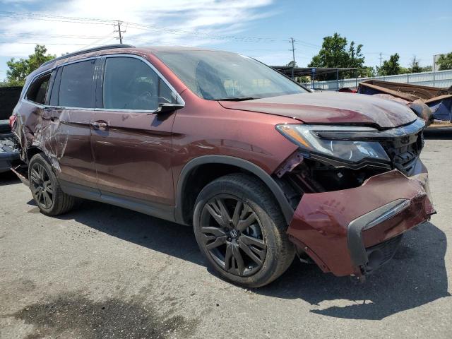 5FNYF6H24NB084441 - 2022 HONDA PILOT SE RED photo 4