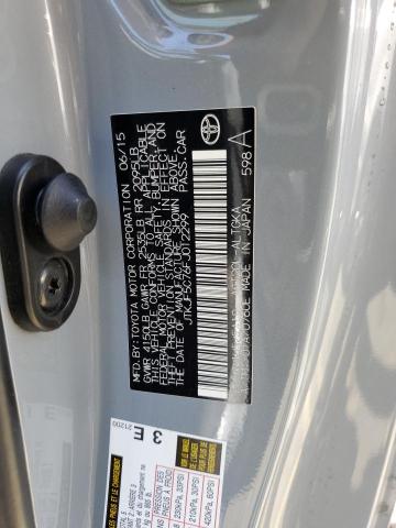 JTKJF5C76FJ012299 - 2015 TOYOTA SCION TC 银色 照片 12