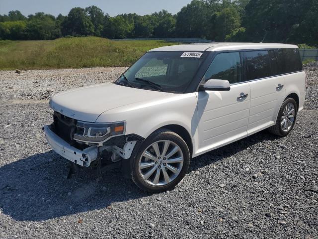 2FMGK5D88DBD24223 - 2013 FORD FLEX LIMITED WHITE photo 1