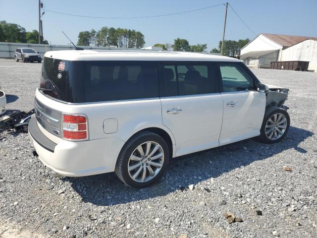 2FMGK5D88DBD24223 - 2013 FORD FLEX LIMITED WHITE photo 3