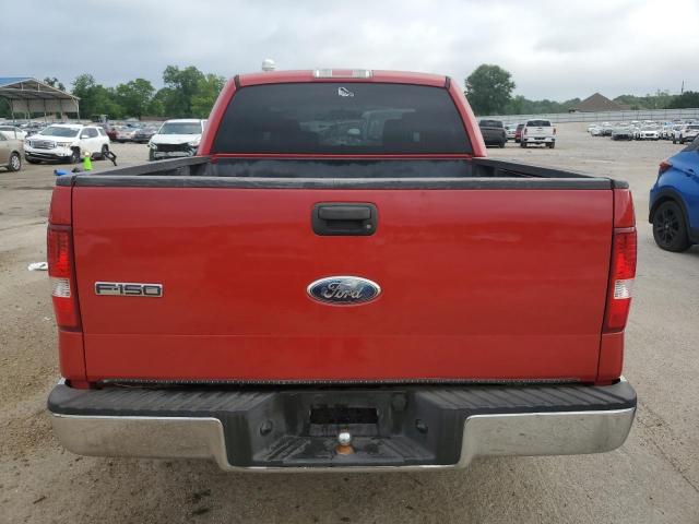 1FTRW12W75FA37497 - 2005 FORD F150 SUPERCREW RED photo 6