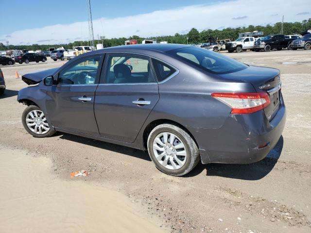 3N1AB7AP0EL692390 - 2014 NISSAN SENTRA S GRAY photo 2