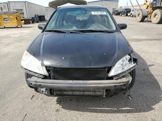 JHMES16524S001359 - 2004 HONDA CIVIC LX BLACK photo 5