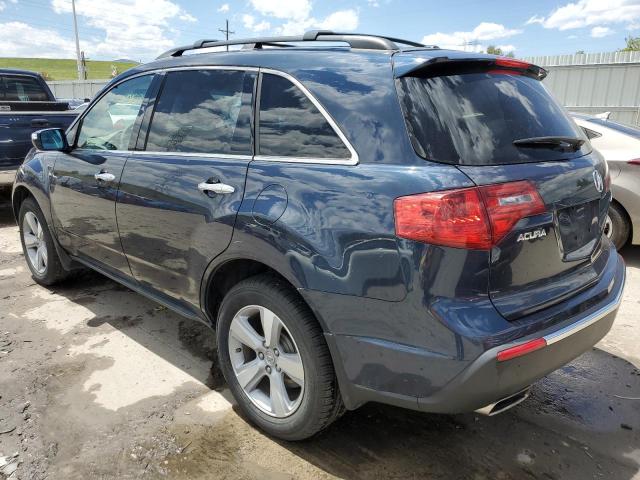 2HNYD2H6XBH510862 - 2011 ACURA MDX TECHNOLOGY BLUE photo 2