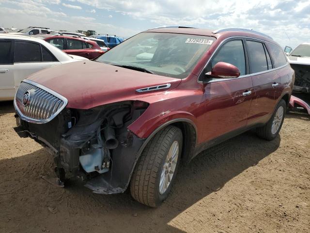 5GAKVBED5BJ143445 - 2011 BUICK ENCLAVE CXL RED photo 1