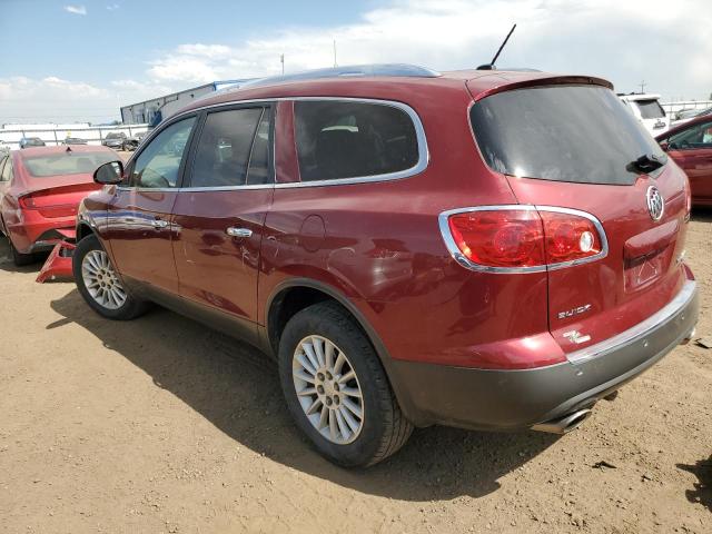 5GAKVBED5BJ143445 - 2011 BUICK ENCLAVE CXL RED photo 2