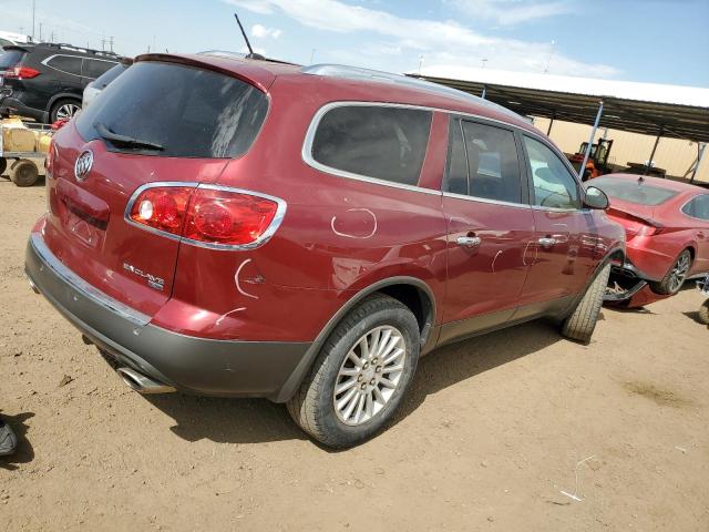 5GAKVBED5BJ143445 - 2011 BUICK ENCLAVE CXL RED photo 3