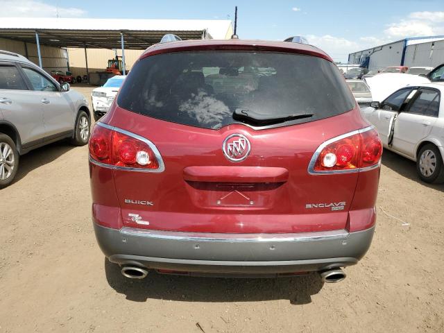 5GAKVBED5BJ143445 - 2011 BUICK ENCLAVE CXL RED photo 6