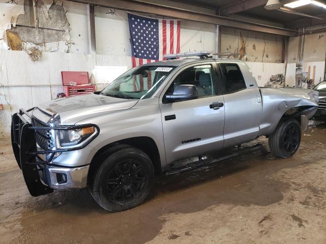 5TFUY5F19LX908515 - 2020 TOYOTA TUNDRA DOUBLE CAB SR/SR5 SILVER photo 1