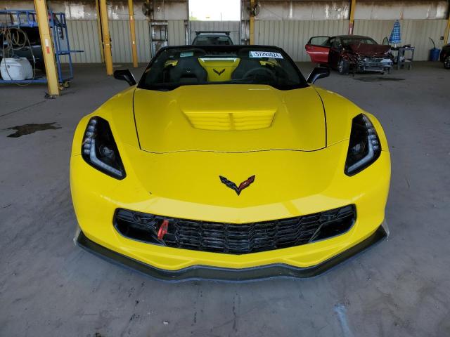 1G1YT3D68H5600492 - 2017 CHEVROLET CORVETTE Z06 3LZ YELLOW photo 5