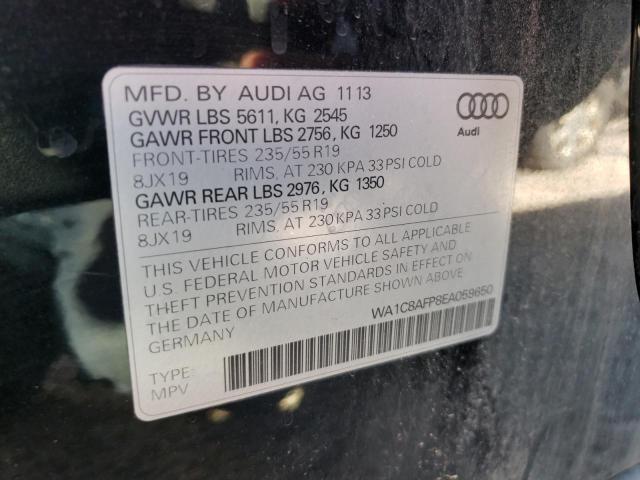 WA1C8AFP8EA059650 - 2014 AUDI Q5 PREMIUM HYBRID BLACK photo 13