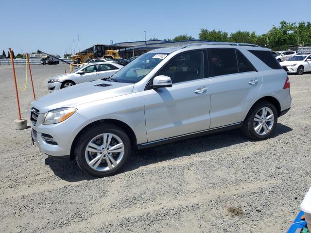 4JGDA5HB6CA069691 - 2012 MERCEDES-BENZ ML 350 4MATIC SILVER photo 1