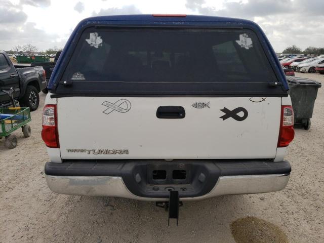 5TBRU341X6S484161 - 2006 TOYOTA TUNDRA ACCESS CAB SR5 WHITE photo 6