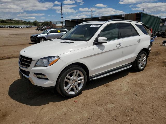 4JGDA5HB4EA430029 - 2014 MERCEDES-BENZ ML 350 4MATIC WHITE photo 1