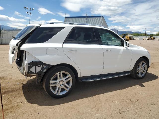 4JGDA5HB4EA430029 - 2014 MERCEDES-BENZ ML 350 4MATIC WHITE photo 3