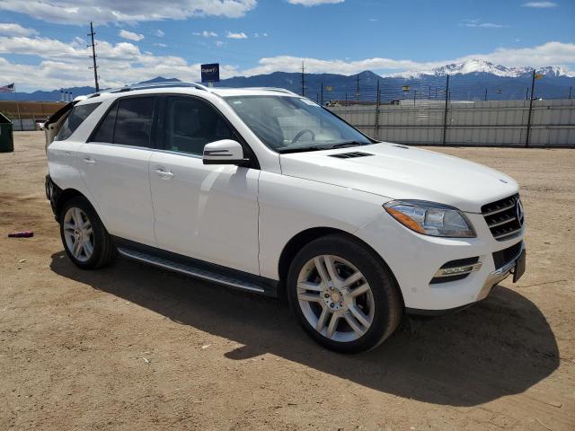 4JGDA5HB4EA430029 - 2014 MERCEDES-BENZ ML 350 4MATIC WHITE photo 4