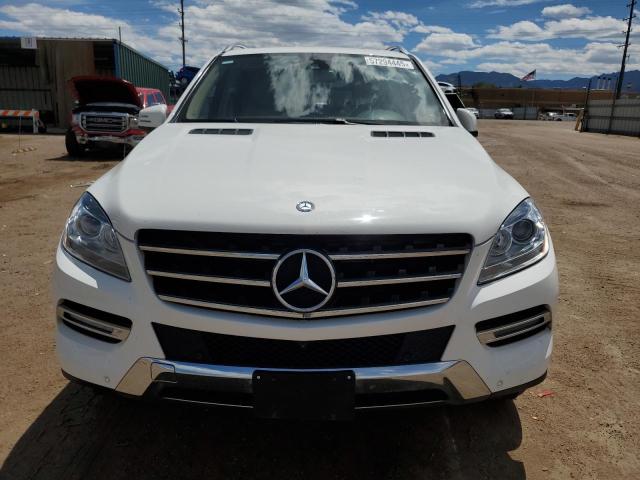 4JGDA5HB4EA430029 - 2014 MERCEDES-BENZ ML 350 4MATIC WHITE photo 5