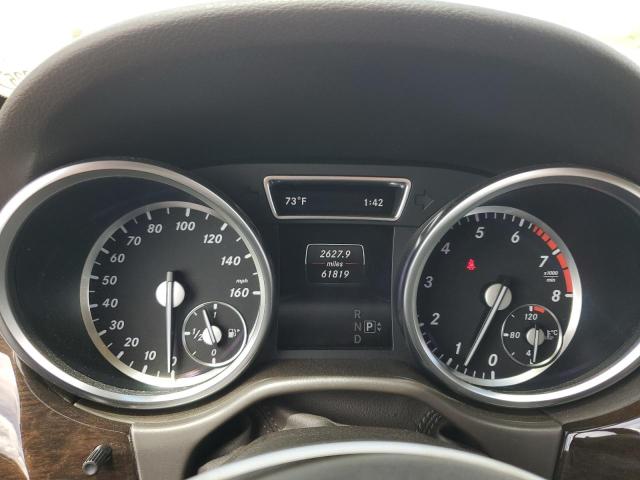 4JGDA5HB4EA430029 - 2014 MERCEDES-BENZ ML 350 4MATIC WHITE photo 9