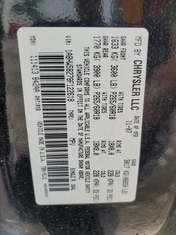 1A8HW58278F122618 - 2008 CHRYSLER ASPEN LIMITED შავი ფოტო 13