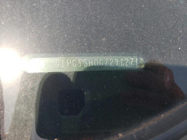 1G1PC5SH0C7291271 - 2012 CHEVROLET CRUZE LS 银色 照片 12