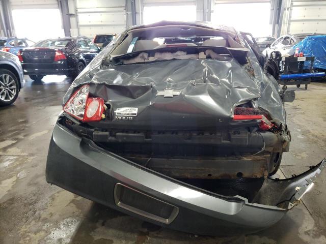 1G1ZH57B59F106466 - 2009 CHEVROLET MALIBU 1LT GRAY photo 6