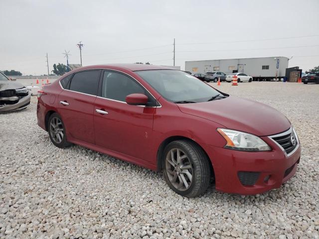 3N1AB7AP1DL680103 - 2013 NISSAN SENTRA S RED photo 4