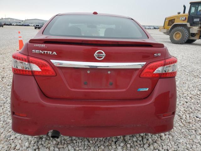 3N1AB7AP1DL680103 - 2013 NISSAN SENTRA S RED photo 6