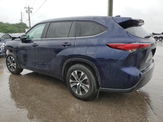 5TDGZRAH1MS516125 - 2021 TOYOTA HIGHLANDER XLE Mavi foto 2