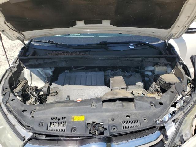 5TDKKRFH1FS110498 - 2015 TOYOTA HIGHLANDER XLE WHITE photo 12