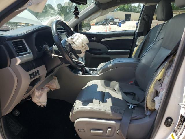 5TDKKRFH1FS110498 - 2015 TOYOTA HIGHLANDER XLE WHITE photo 7