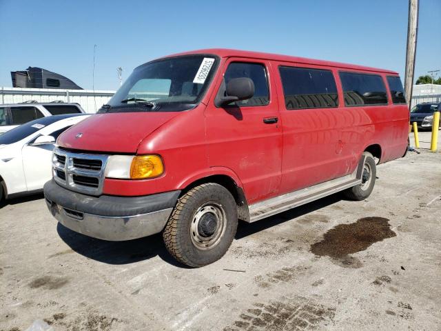 2B5WB35Z9WK133076 - 1998 DODGE RAM WAGON B3500 RED photo 1