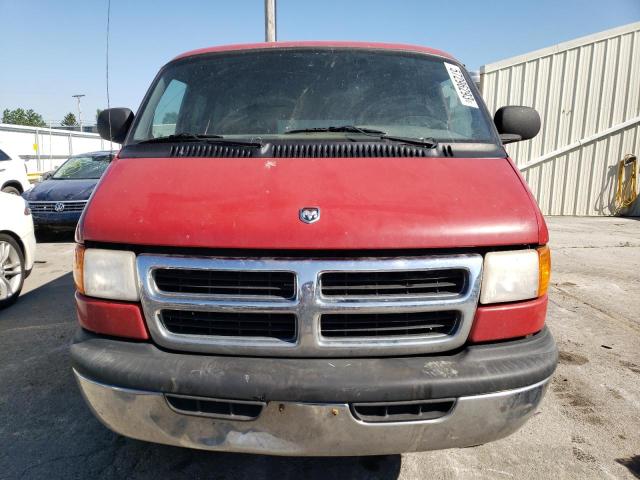 2B5WB35Z9WK133076 - 1998 DODGE RAM WAGON B3500 RED photo 5