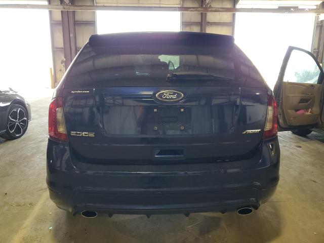 2FMDK3AK9BBA03215 - 2011 FORD EDGE SPORT BLUE photo 6