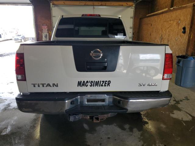 1N6AA0EJ9CN316147 - 2012 NISSAN TITAN S WHITE photo 6