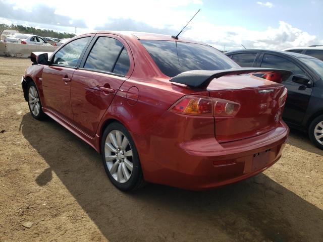 JA3AU86U38U003625 - 2008 MITSUBISHI LANCER GTS RED photo 3