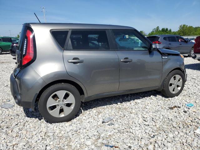 KNDJN2A24F7232134 - 2015 KIA SOUL GRAY photo 3