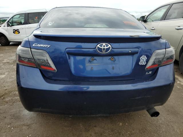 4T1BE46K97U063199 - 2007 TOYOTA CAMRY CE BLUE photo 6