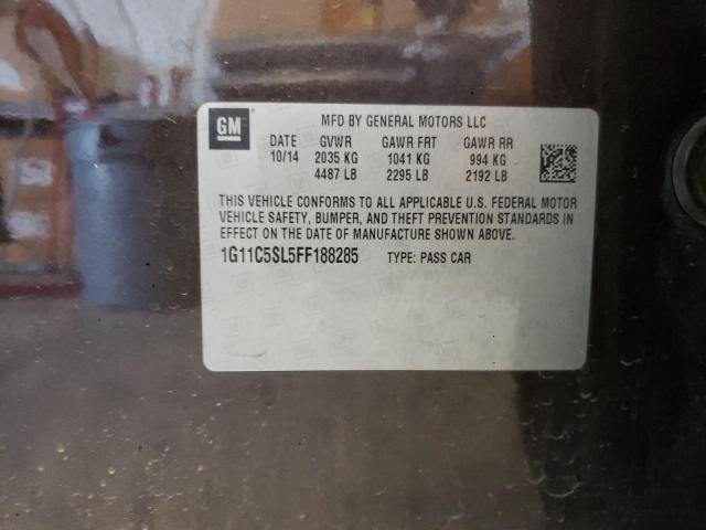 1G11C5SL5FF188285 - 2015 CHEVROLET MALIBU 1LT 勃艮第红 照片 13