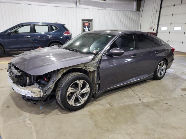 1HGCV1F46JA251052 - 2018 HONDA ACCORD EX GRAY photo 1